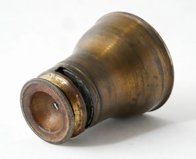 Vintage Brass 19th Century Microscope Slide Viewer Antique RARE