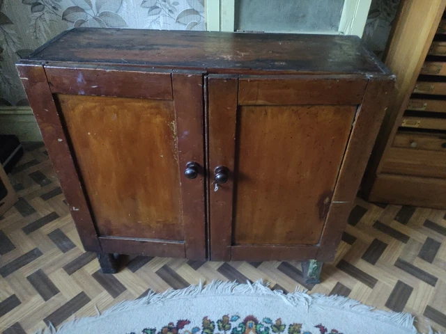 Credenza antica metà secolo retrò vintage ripiano upcycle