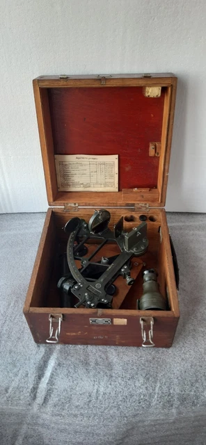 Marine sextant made in the USSR: "MSP-III" 1955.
