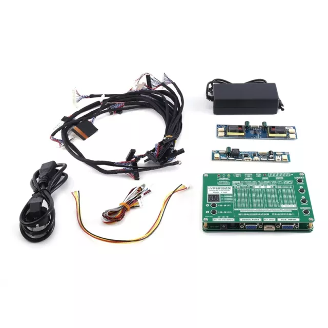 Laptop LCD/LED Test Screen Tester+ 14PCS Lvds Cables + Inverter Tool Kit Pa2338