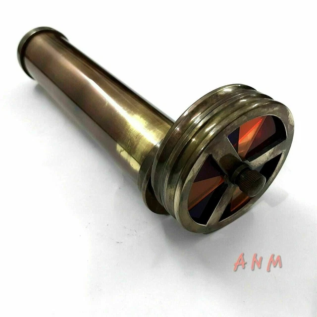 Antique Brass Double Wheel Kaleidoscope Collectible Telescope gifts Handmade New
