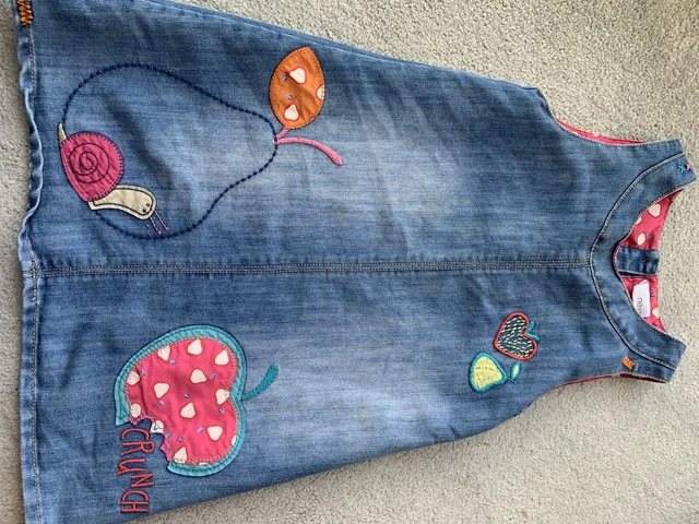 Abito denim per bambina età 4-5 anni successivo