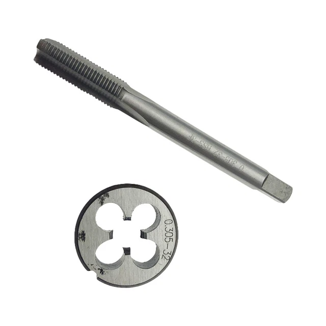 0.305-32 (.305x32) HSS Tap & Die Set Schrader Tire Valve Stem Repair New