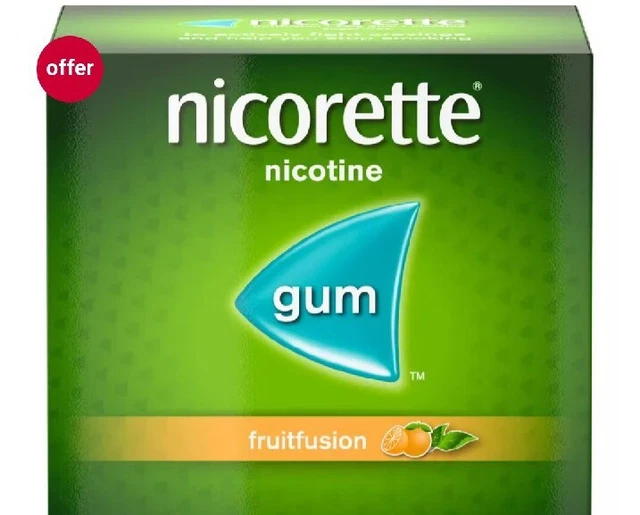 Nicorette 2 mg gomma fusione frutta 75 pezzi X3 Bb 08/2024 225 pezzi senza zucchero