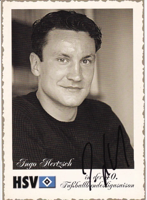 HAMBURGER SV HSV Ingo Hertzsch 2002/03 2.Satz AK orig. sign. Chemnitz