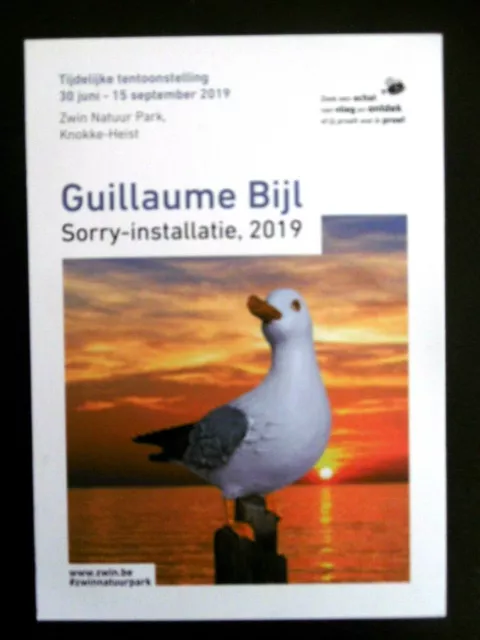 BIJL Guillaume Carton exposition Sorry-installatie 2019 Knokke-Heist Mouette