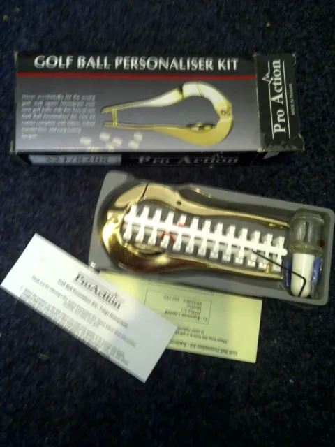 Golf Ball Personaliser Kit *NEW*