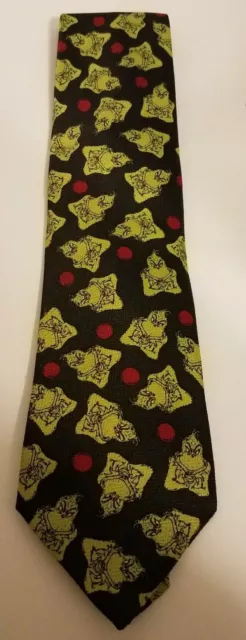 The Grinch  Dr. Seuss  Christmas Theme Novelty Neck Tie