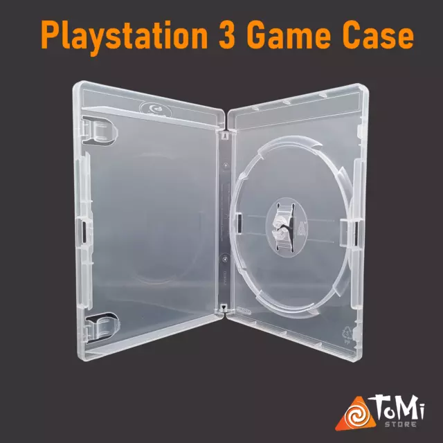 Playstation 3 Spiele Hülle / Game Case / Leerhülle / Ersatzbox mit Blu-Ray Logo