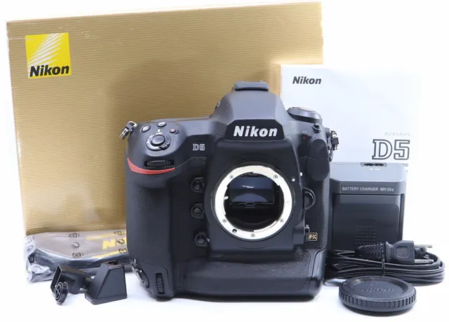 Nikon D5 XQD 20.0MP Digital SLR Camera【Shutter Count:81,100】Near Mint in BOX