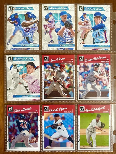 2023 Donruss Baseball Diamond Kings Retro 1990 Inserts Topps Baseball HOF