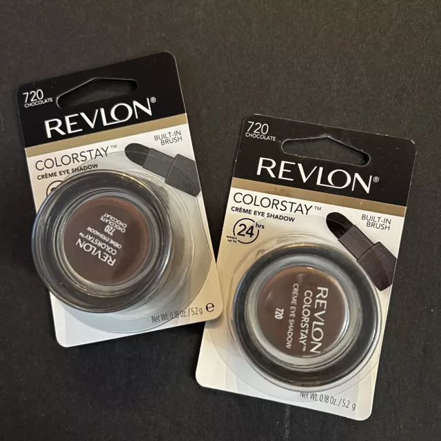 Revlon ColorStay Creme Eye Shadow 720 Chocolate Pack Of 2