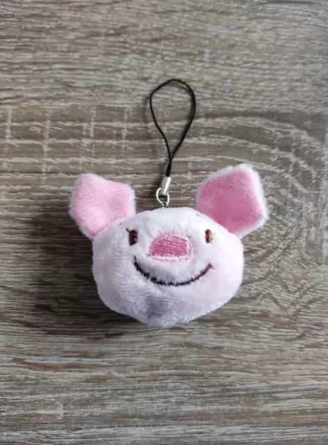 Bijou de Sac ou de Téléphone Peluche Cochon Rose -  Bijoux des Lys