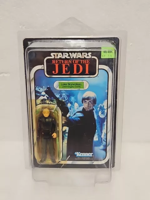 Star Wars 1983 Luke Skywalker Jedi Knight 65 Back New Kenner!
