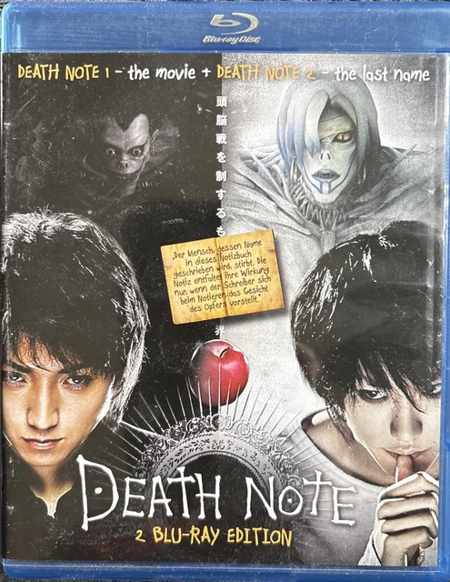DEATH NOTE PART 1&2 Blu Ray 2 Disc Import Region B *German/Japanese ...