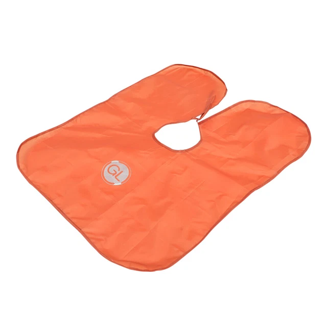 Panno parrucchiere bambini poliestere mantello parrucchiere per bambini mantello da salotto arancione