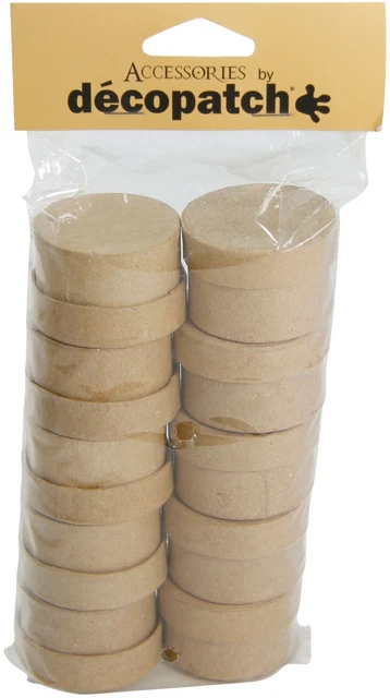 Cajas redondas Decopatch 10/paquete-