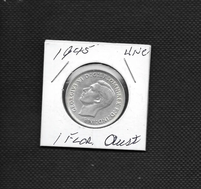 Australia, 1 Florin 1943 Silver .925 UNC