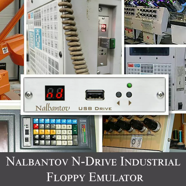 Nalbantov USB Floppy Emulator N-Drive industriel pour CNC Milltronics;...