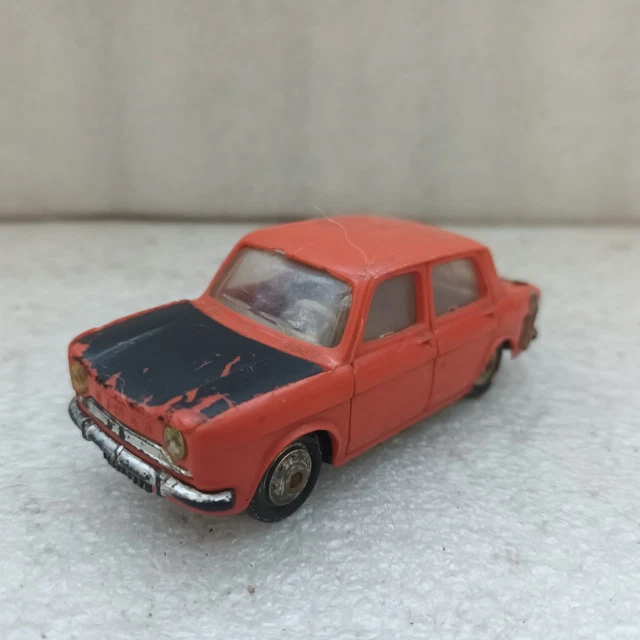 Jouet Ancien Norev - Simca 1000 Rallye - Plastique - 1/43 - Fabriqué En France