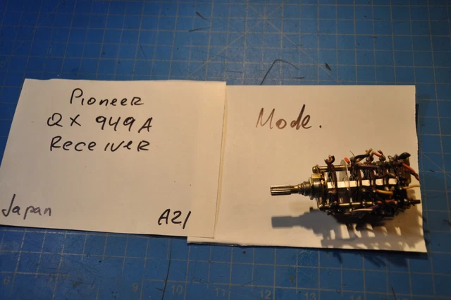 Pioneer QX-9900 Power Switch, Knob & Snubber Caps – New Perfect Replacement Parts