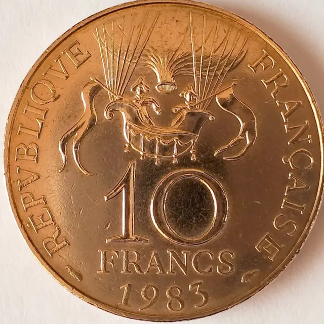 Pièce - Monnaie de France - 10 Francs - Conquête de l'Espace 1983 - République