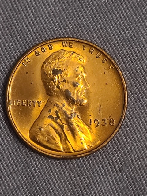 1938-P Uncirculated Lincoln Wheat Cent BU Brilliant
