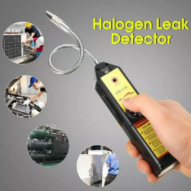 Air Conditioner Refrigerant Halogen Leak Detector Gas Leakage Tester Analyzer