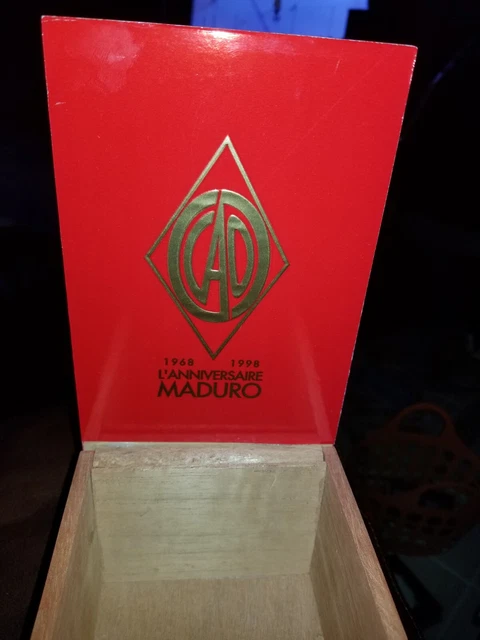 🔥CAO Maduro Cigar Box (EMPTY) Fabrica de Tabacos E.C. 📫 FREE SHIPPING 📫