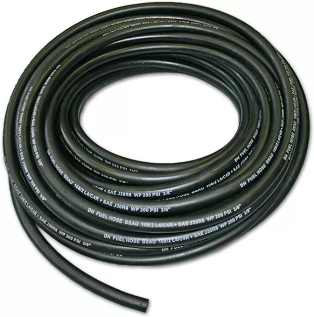 Rubber Reinforced Fuel Hose - E10 Unleaded Petrol Diesel Oil Line Fuel Pipe 2