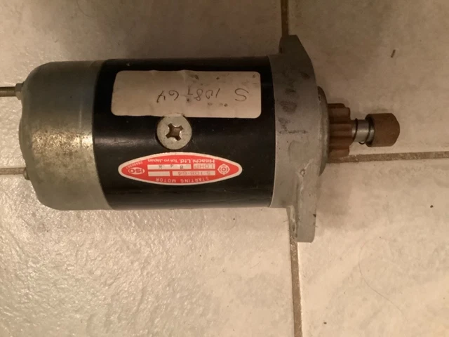 Snowmobile starter motor