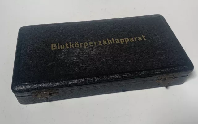 Vintage Blutkörper-Zählapparat Thoma Hartnack Erythrozyten Medizin 50er Jahre