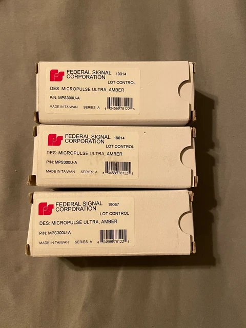 Federal Signal MPS300U-A (Three Units)