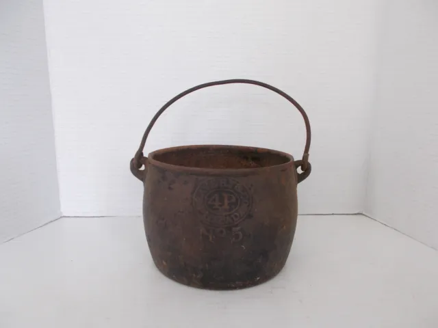 Rare Cast Iron Pot, Savery and Company, Philadelphia, Pennsylvania