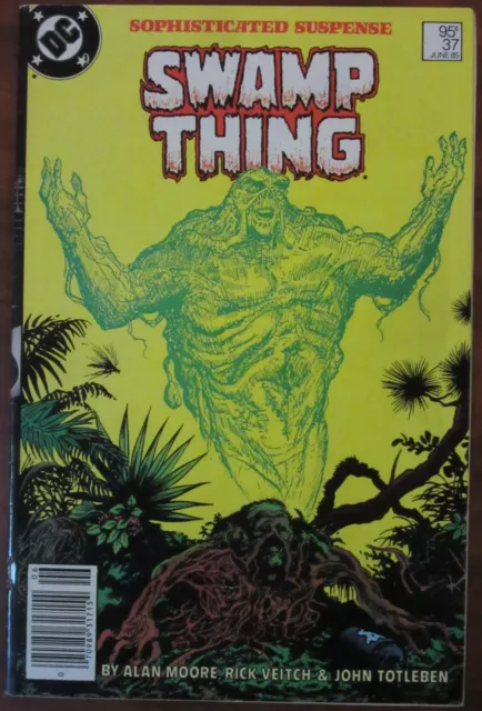 Saga of the Swamp Thing #37 1982 Series VF (1st Full Appearance Hellblazer)