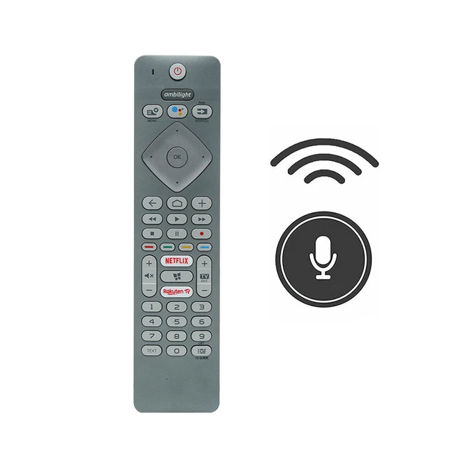 VOICE REMOTE CONTROL Replacement For Philips Smart TV Ambilight
