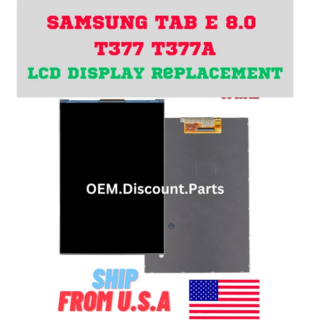 Samsung Tab E 8.0 T377 T377A LCD Display Screen Replacement Part - NEW
