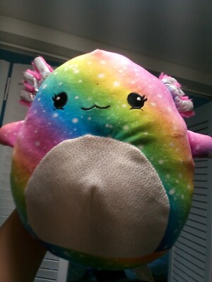 squishmallow axolotl rainbow