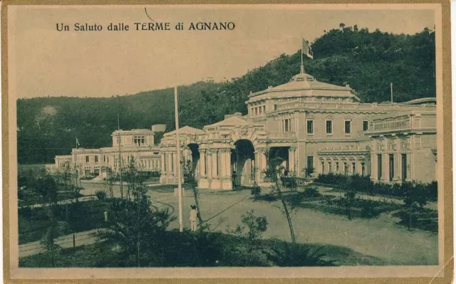 Cartolina Paesaggistica Campania Agnano Terme Non Viaggiata