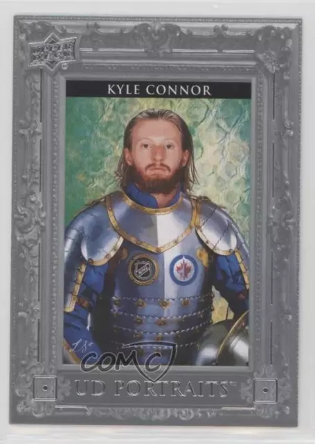 2023-24 Upper Deck Series 1 UD Portraits Silver Frame /99 Kyle Connor #P-13