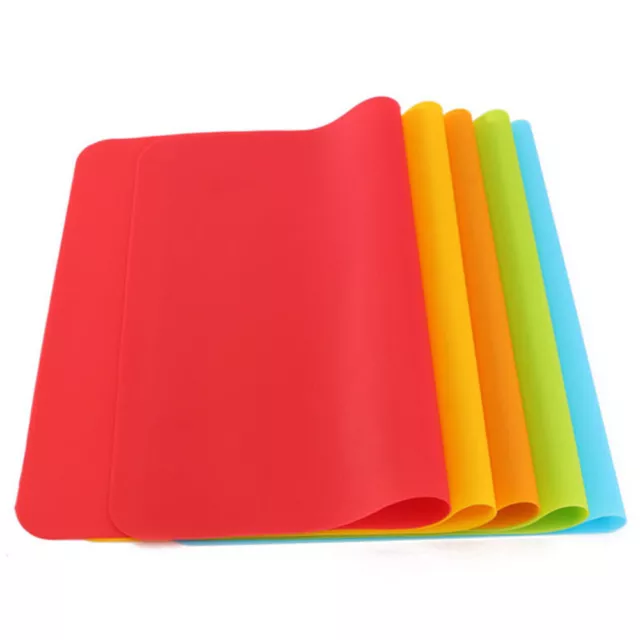 Kitchen Mat Silicone Soft Pastry Bakeware Baking Tray Oven Rolling Sheet Cooking