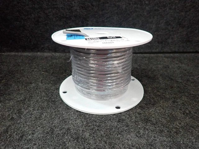 AlphaWire 882002 Multi-Conductor Cable, 100' Spool, 20/2C, STR, Gray