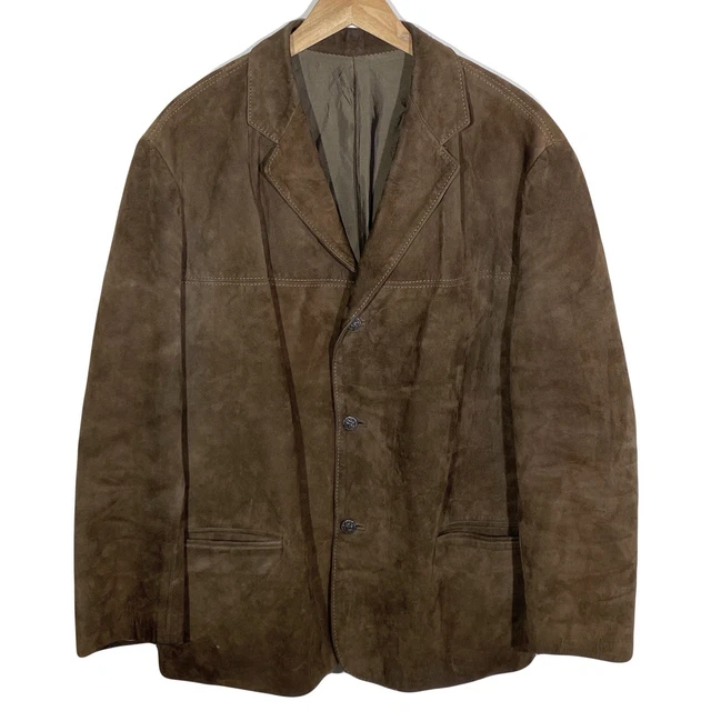 Veste En Cuir Vintage Brodée Années 80/90 - Taille L Avec Capuche Amovible - Noir