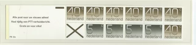 Niederlande Markenheftchen Postzegelboekje PB 23a NVPH