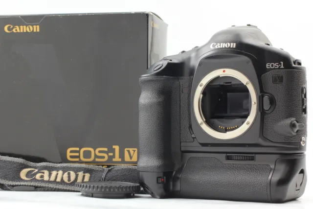 [Near MINT IN BOX] Canon EOS-1V HS SLR 35mm Film Camera Body PB-E2 From JAPAN