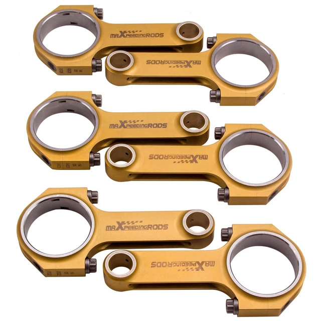 Titanizing Connecting Rods Pleuel for Porsche 911 930 Turbo 3.0L 1975-1977 Gold