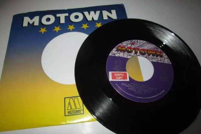 Leon F. Sylvers III – Make It Count  Motown MOT-1971 Jukebox Vinyl 7inch Single