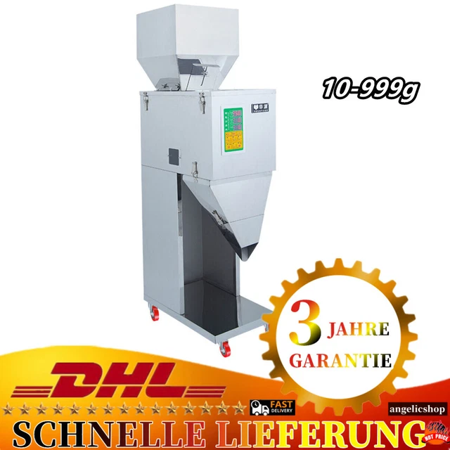 Riempitrice a polvere 10-999 g pesatrice riempitrice confezionatrice macchina riempitrice
