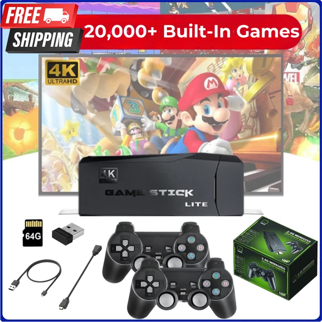 Aazon.es: Consola retro 8, 32GB Consola de juegos USB Wireless Gae