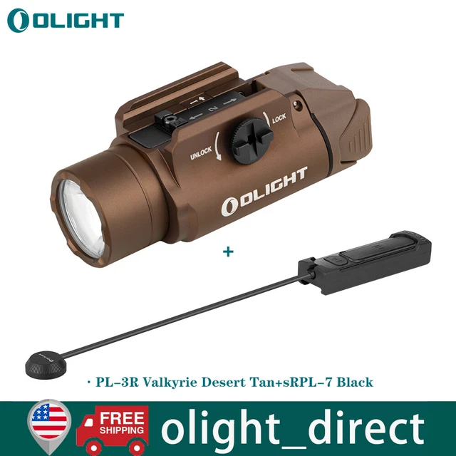 OLIGHT PL Turbo Weapon Light - 800 Lumen Tactical Flashlight With 515m Throw, Fits Picatinny & GL Rails